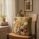 Bolso de Hombro Acolchado Jirafa
