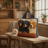 Bolso de Hombro Pequeños Teckels Atentos