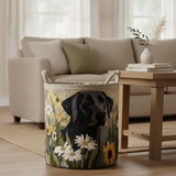 Cesto de Ropa Negra Lab Blooms