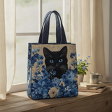 Bolso de Hombro Hydrangea Muse de Medianoche