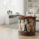 Cesto para la Colada Cozy Whiskers