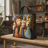 Bolso de Hombro Artesanal con Pony Fantasioso