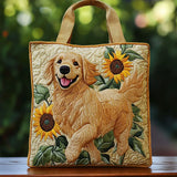 Bolso de Mano Oro Acolchado y Lujoso