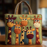 Bolso de Hombro Acolchado Jirafa