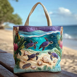 Bolsa Tote Artesanal: Esencia de la Laguna