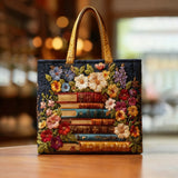 Bolsa Tote con Estampado Floral Artesanal