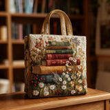 Bolso de Hombro Acolchado con Motivo Floral - Diseño Artístico