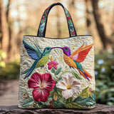 Bolso Tote Acolchado Colibrí