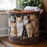 Cesto para la Colada Cozy Whiskers