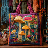 Bolso de Hombro de Punto con Hongos
