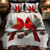 Juego de Ropa de Cama de 3 Piezas Crimson Winter