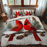 Juego de Ropa de Cama de 3 Piezas Crimson Winter