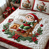 Juego de Ropa de Cama Elf junto a la Chimenea
