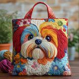 Bolso Tote Shih Tzu Floral