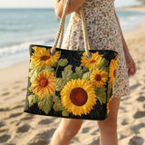 Bolso de Playa Hecho a Mano | Girasol