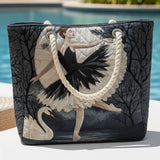 Bolsa de Playa Hecha a Mano | Bailarina Elegante