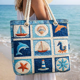 Bolsa de Playa Hecha a Mano | Criaturas Marinas