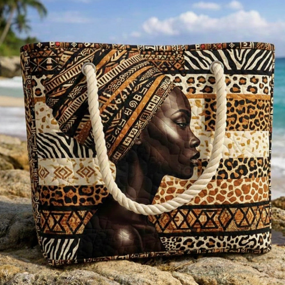 Bolsa de Playa Hecha a Mano | Reina de Melanina