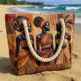 Bolsa de Playa Hecha a Mano | Melanin Queens Glow