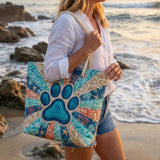 Bolsa de Playa Hecha a Mano | Huella de Patas