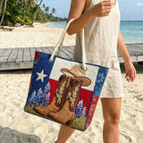 Bolso de Playa Hecho a Mano | Orgullo de Texas