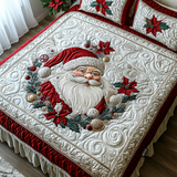 Juego de Ropa de Cama Santa Holiday Cheer