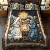 Juego de Ropa de Cama de 3 Piezas Silent Night Blessings