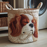 Cesto de Ropa King Charles Soñoliento