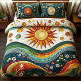 Juego de Ropa de Cama de 3 Piezas Sunburst Garden