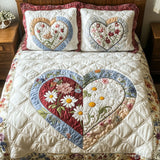 Juego de Ropa de Cama de 3 Piezas Hilos de Amor