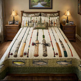 Juego de Ropa de Cama Vintage de 3 Piezas