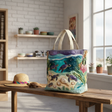 Bolsa Tote Artesanal: Esencia de la Laguna
