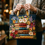 Bolsa Tote con Estampado Floral Artesanal
