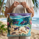 Bolsa Tote Artesanal: Esencia de la Laguna