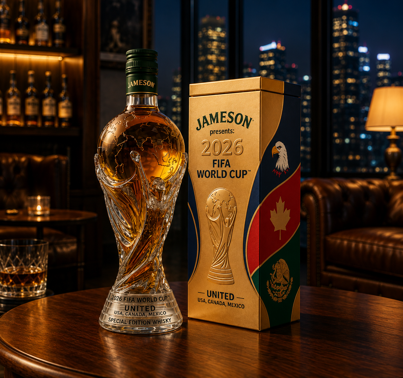 Edición Copa Mundial 2026 - Decantador de Whisky