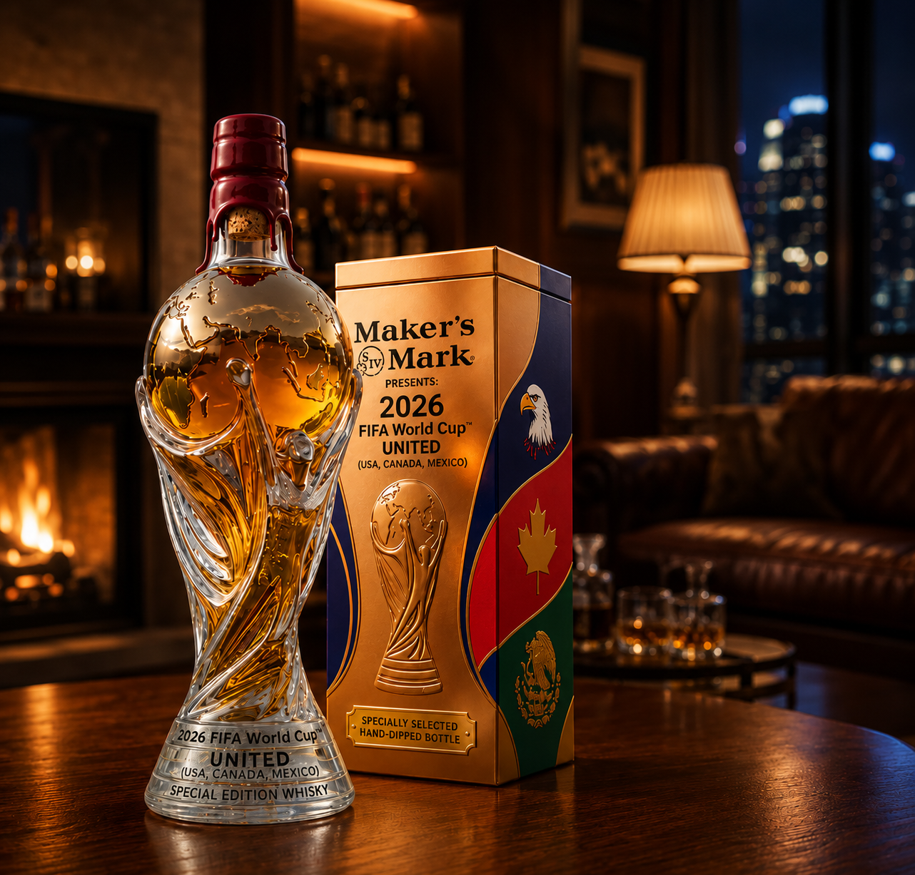 Edición Copa Mundial 2026 - Decantador de Whisky