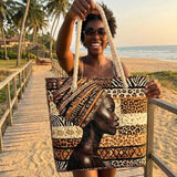 Bolsa de Playa Hecha a Mano | Reina de Melanina
